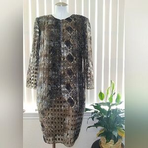 👗IT'S A SALE!!Elegant Snake Print Dress👗